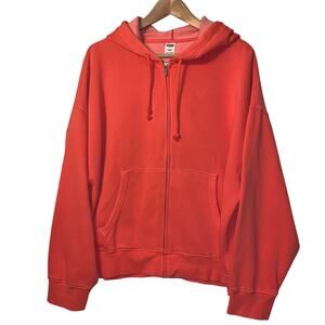 PINK Ivy Fleece Campus Full-Zip Hoodie XL